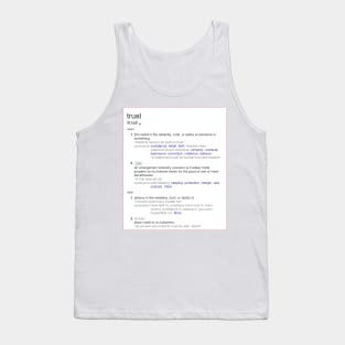 What is trust ? Tank Top